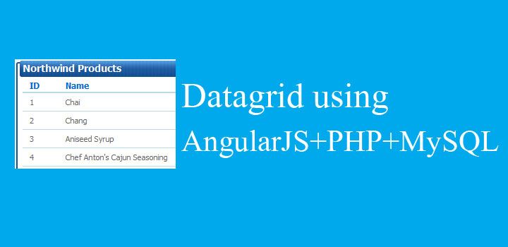 angularjs gridview create by